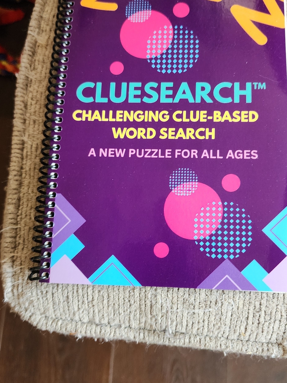 Challenging Clue-Based Word Search Puzzle Book - Purple